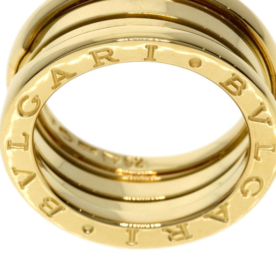 BVLGARI Ring 18K Yellow Gold gold B-zero1 B-zero One 2 Band #52 Women Used Authentic