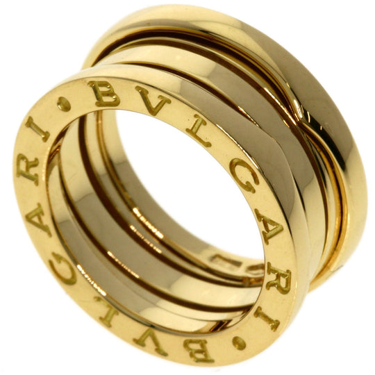 BVLGARI Ring 18K Yellow Gold gold B-zero1 B-zero One 2 Band #48 Women Used Authentic
