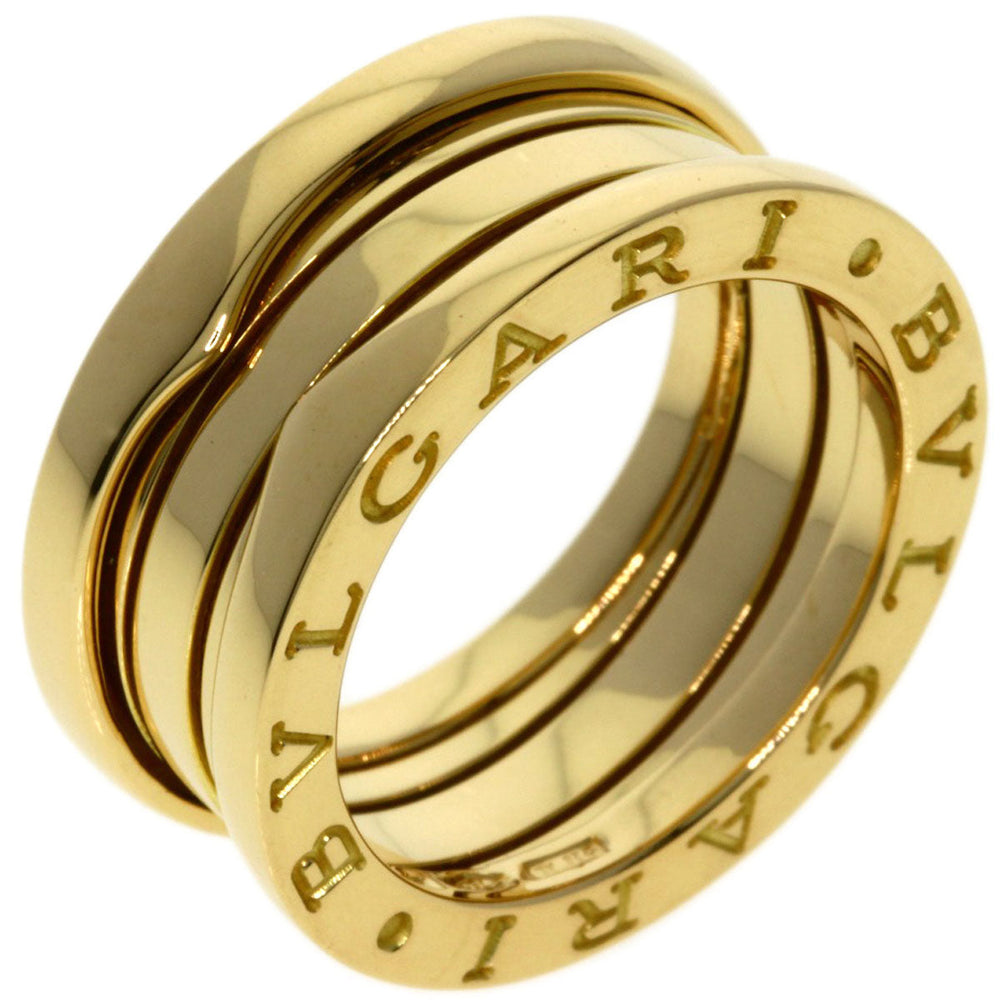 BVLGARI Ring 18K Yellow Gold gold B-zero1 B-zero One 2 Band #48 Women Used Authentic