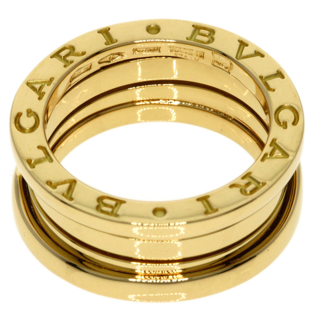 BVLGARI Ring 18K Yellow Gold gold B-zero1 B-zero One 2 Band #48 Women Used Authentic