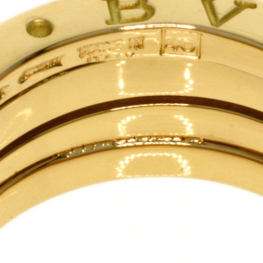 BVLGARI Ring 18K Yellow Gold gold B-zero1 B-zero One 2 Band #48 Women Used Authentic