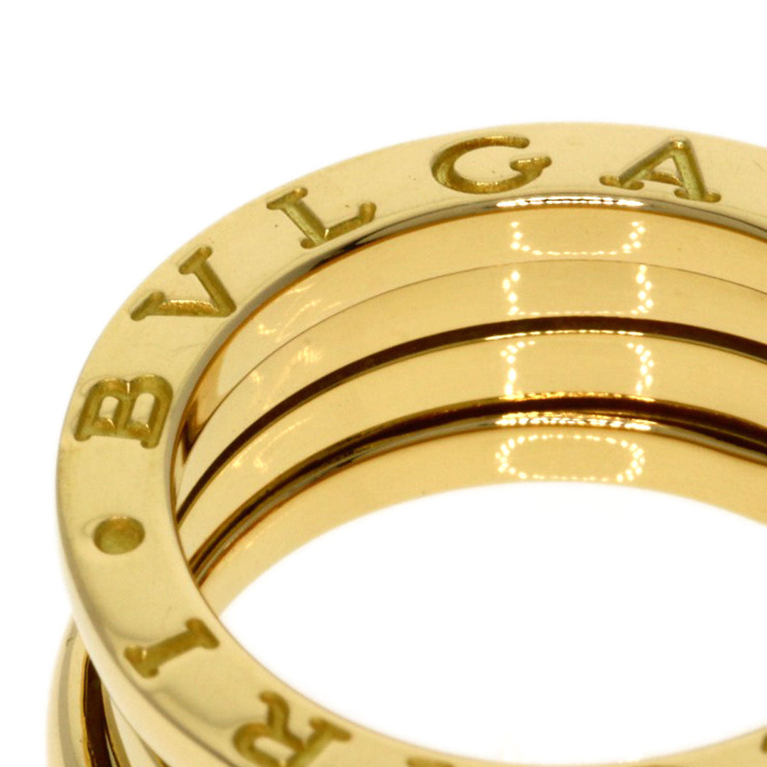 BVLGARI Ring 18K Yellow Gold gold B-zero1 B-zero One 2 Band #48 Women Used Authentic