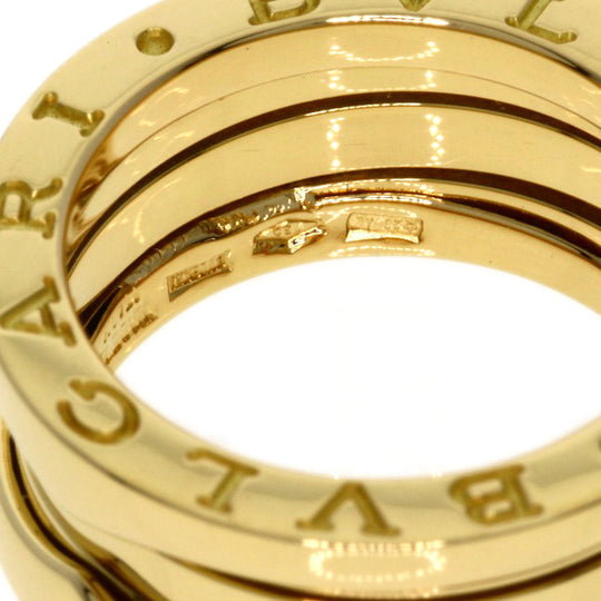 BVLGARI Ring 18K Yellow Gold gold B-zero1 B-zero One 2 Band #48 Women Used Authentic
