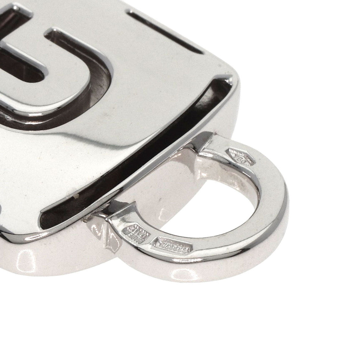 BVLGARI Pendant top K18WG Silver Parentesi