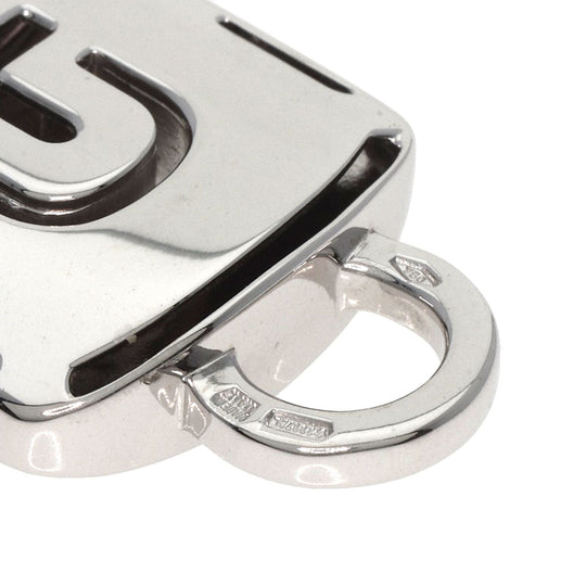 BVLGARI Pendant top K18WG Silver Parentesi