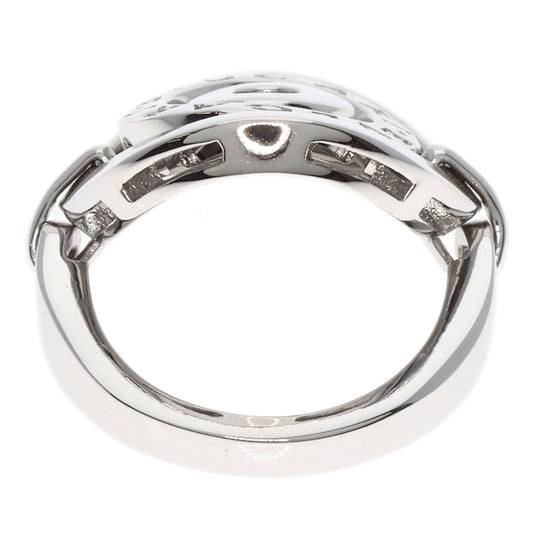 BVLGARI Ring K18WG Silver Astrare Cherki