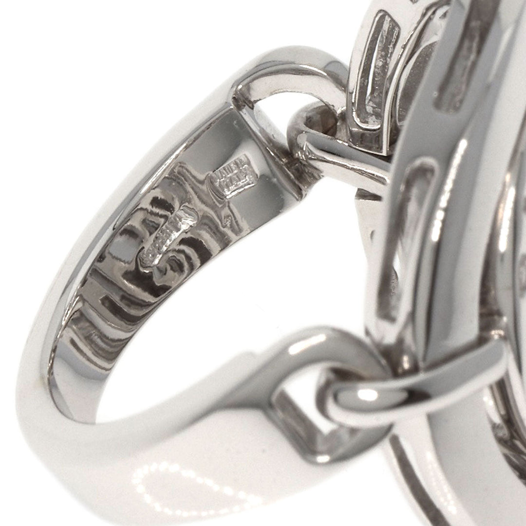 BVLGARI Ring K18WG Silver Astrare Cherki