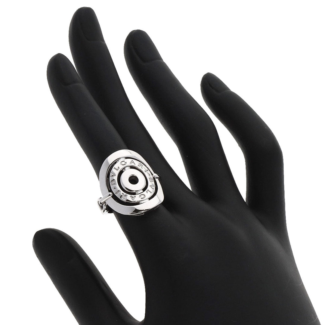 BVLGARI Ring K18WG Silver Astrare Cherki