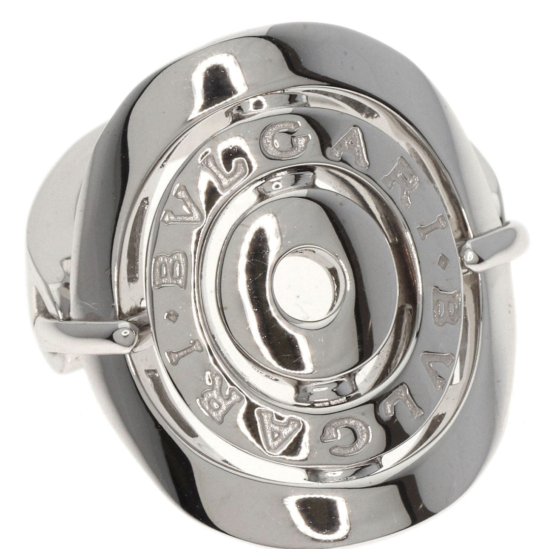 BVLGARI Ring K18WG Silver Astrare Cherki