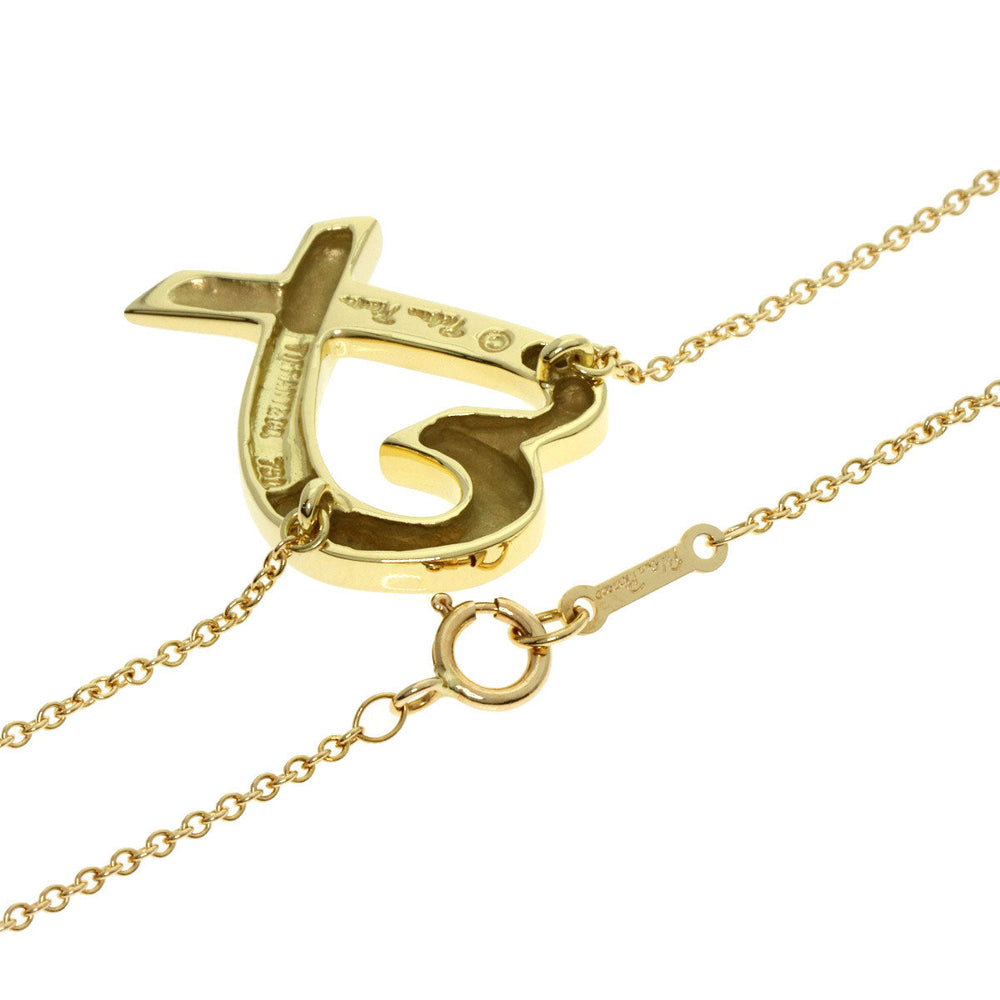 TIFFANY&Co. Necklace 18K Yellow Gold gold Loving heart Women Used Authentic