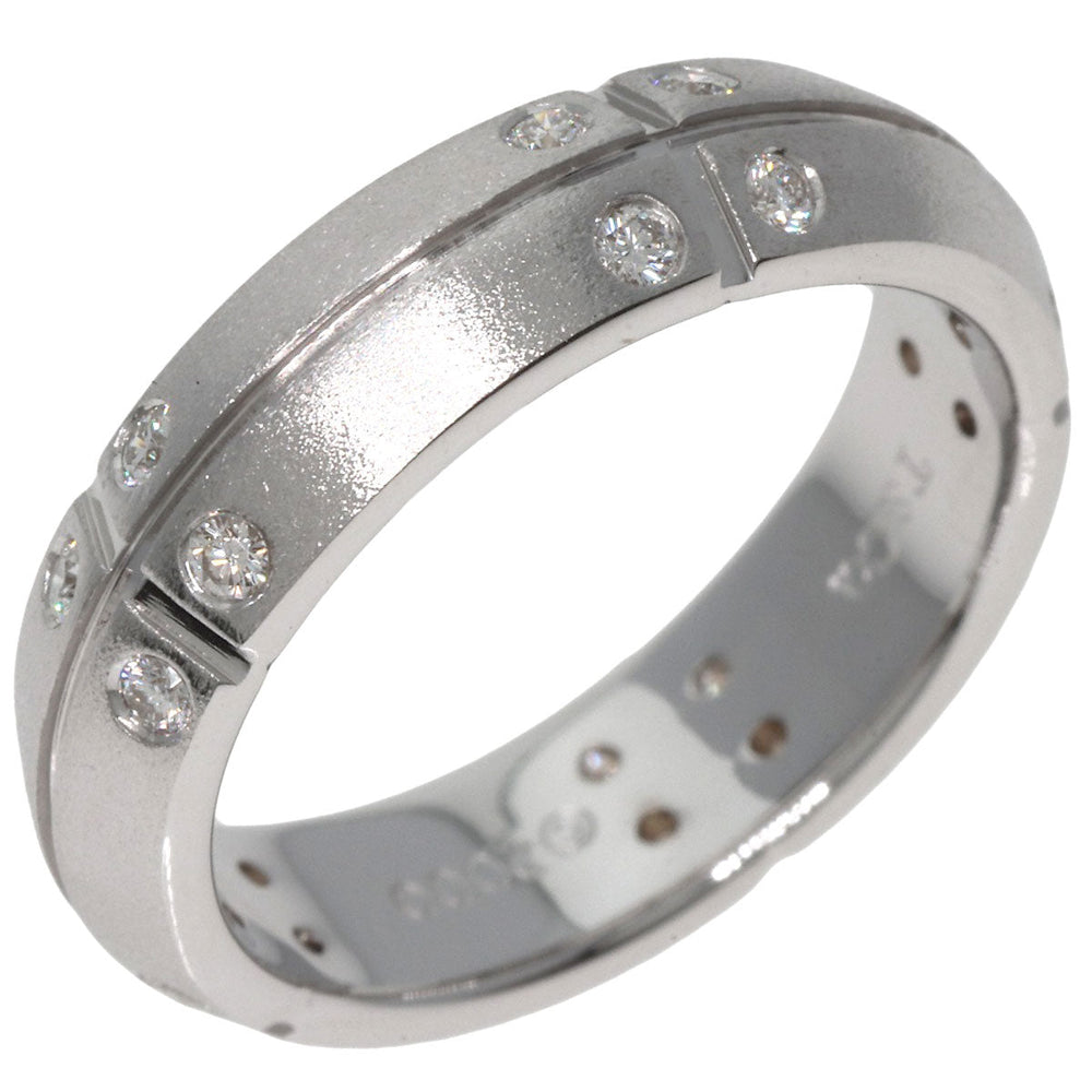 TIFFANY&Co. Ring K18WG Silver Streamerica Diamond