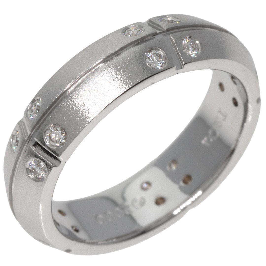 TIFFANY&Co. Ring K18WG Silver Streamerica Diamond