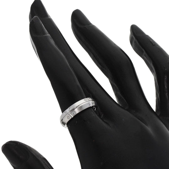 TIFFANY&Co. Ring K18WG Silver Streamerica Diamond