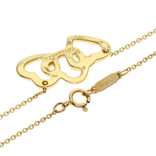TIFFANY&Co. Necklace 18K Yellow Gold gold Triple heart Women Used Authentic