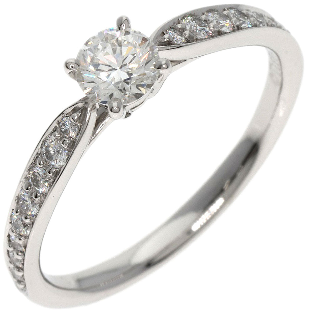 TIFFANY&Co. Ring PT950 Silver Harmony diamond Women Used Authentic