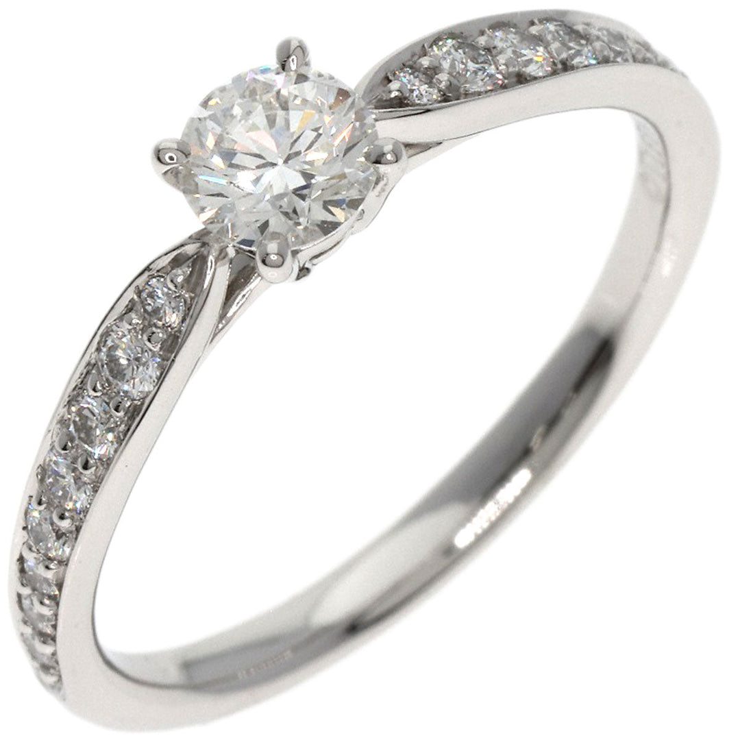 TIFFANY&Co. Ring PT950 Silver Harmony diamond Women Used Authentic