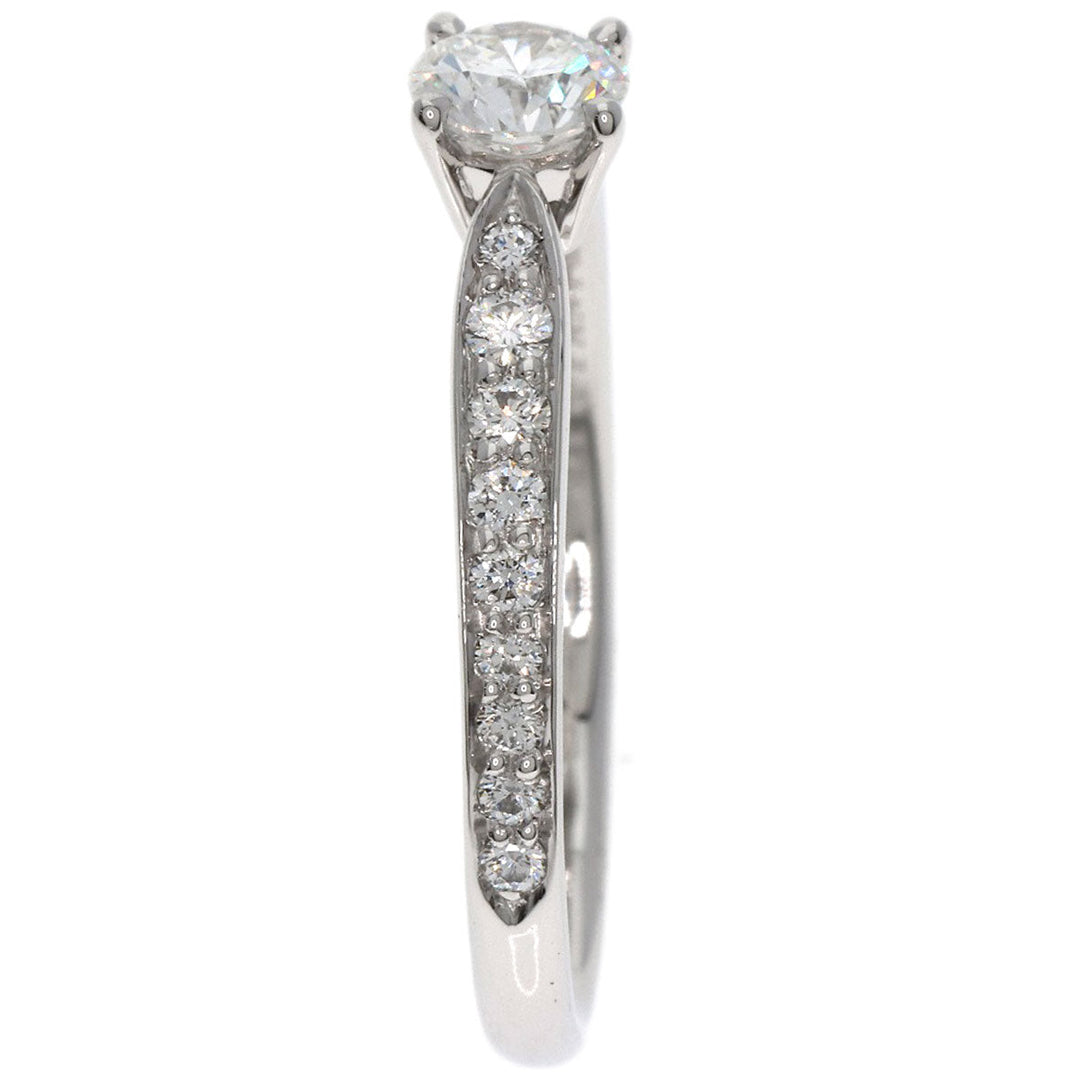 TIFFANY&Co. Ring PT950 Silver Harmony diamond Women Used Authentic