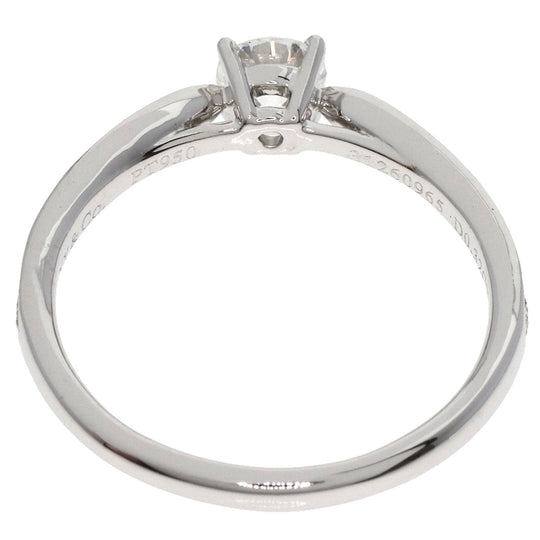 TIFFANY&Co. Ring PT950 Silver Harmony diamond Women Used Authentic