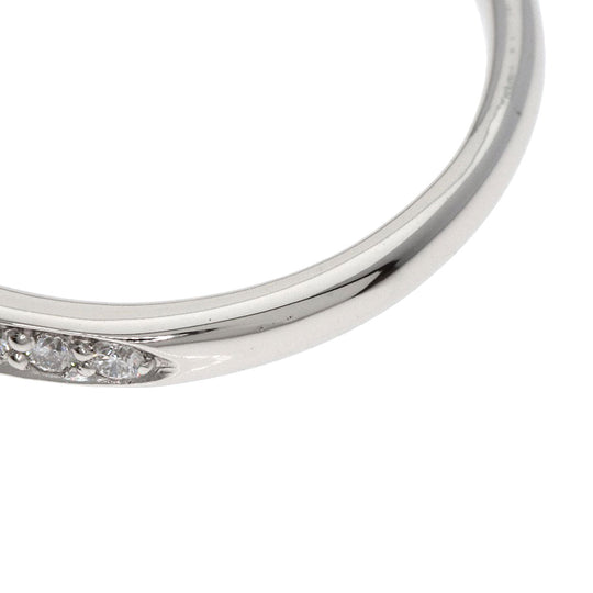 TIFFANY&Co. Ring PT950 Silver Harmony diamond Women Used Authentic