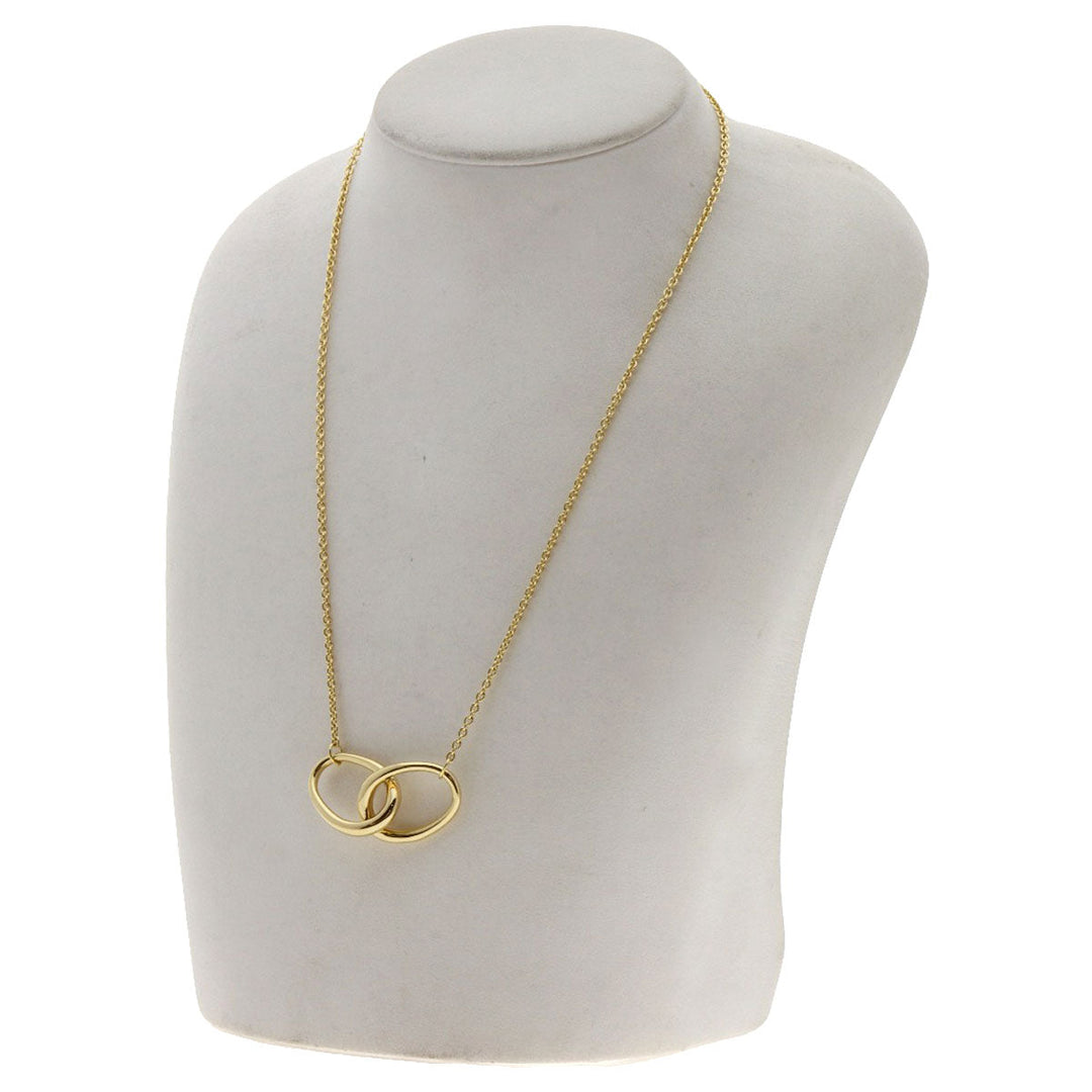 TIFFANY&Co. Necklace 18K Yellow Gold gold Double loop Women Used Authentic