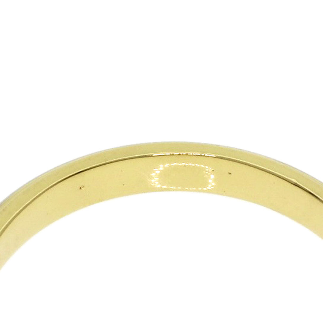 TIFFANY&Co. Ring K18YG , PT950 gold Milgrain Women Used Authentic