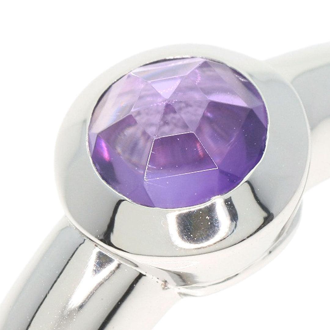 TIFFANY&Co. Ring K18WG Silver Rose Cut Amethyst