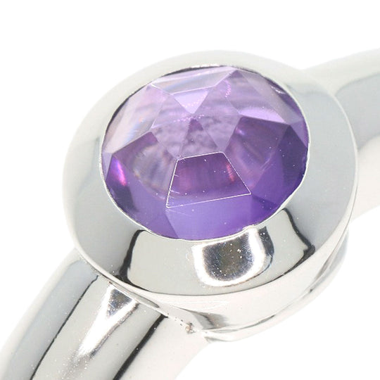 TIFFANY&Co. Ring K18WG Silver Rose Cut Amethyst