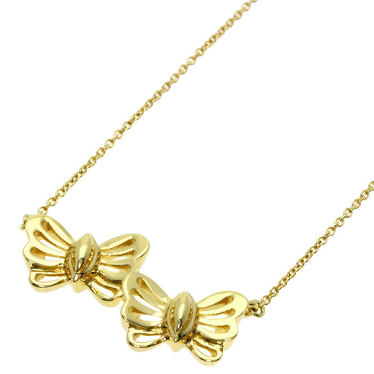 TIFFANY&Co. Necklace 18K Yellow Gold gold Double Butterfly