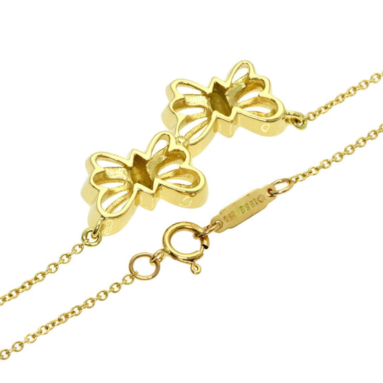 TIFFANY&Co. Necklace 18K Yellow Gold gold Double Butterfly