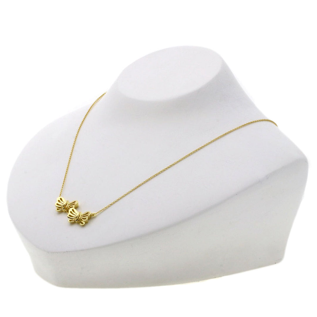 TIFFANY&Co. Necklace 18K Yellow Gold gold Double Butterfly