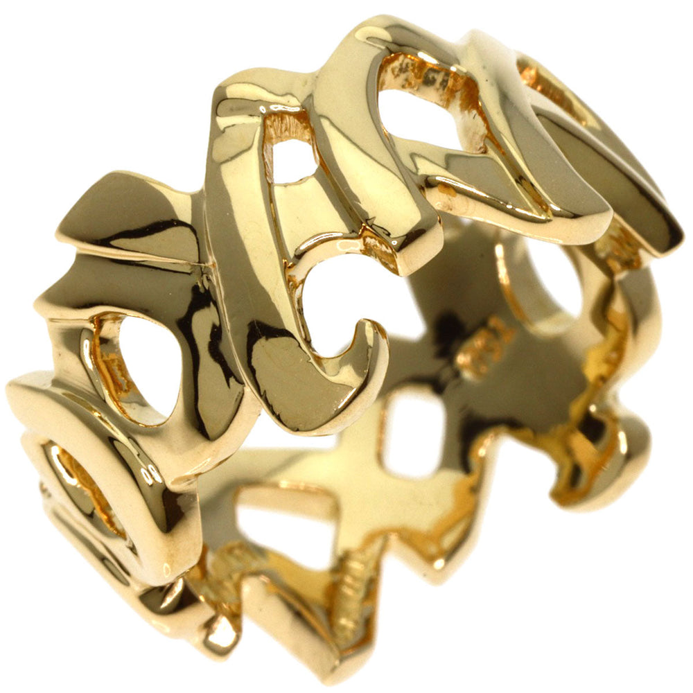 TIFFANY&Co. Ring 18K Yellow Gold gold Love & Kiss Paloma Picasso Women Used Authentic