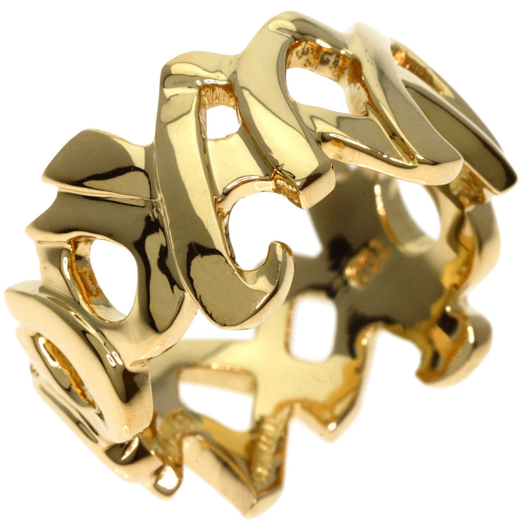 TIFFANY&Co. Ring 18K Yellow Gold gold Love & Kiss Paloma Picasso Women Used Authentic