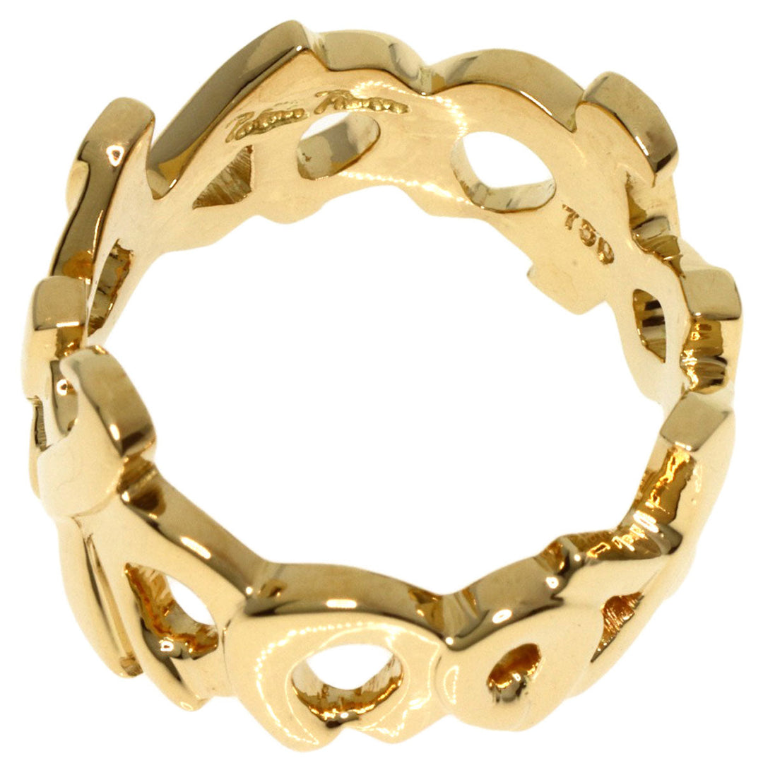 TIFFANY&Co. Ring 18K Yellow Gold gold Love & Kiss Paloma Picasso Women Used Authentic