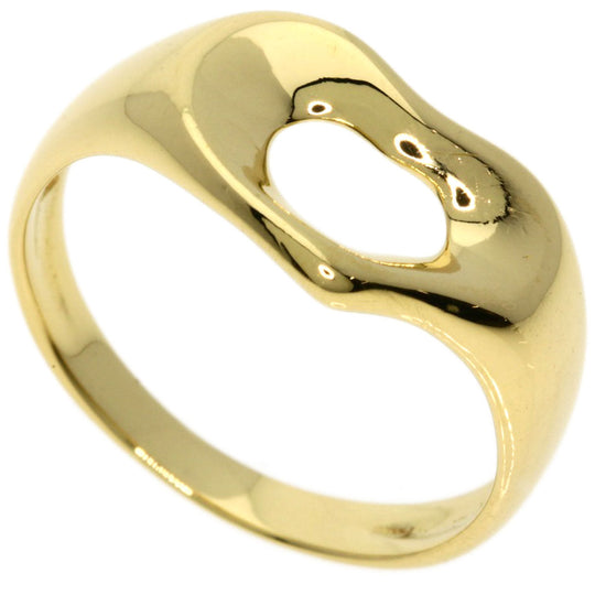 TIFFANY&Co. Ring 18K Yellow Gold gold Open heart Women Used Authentic