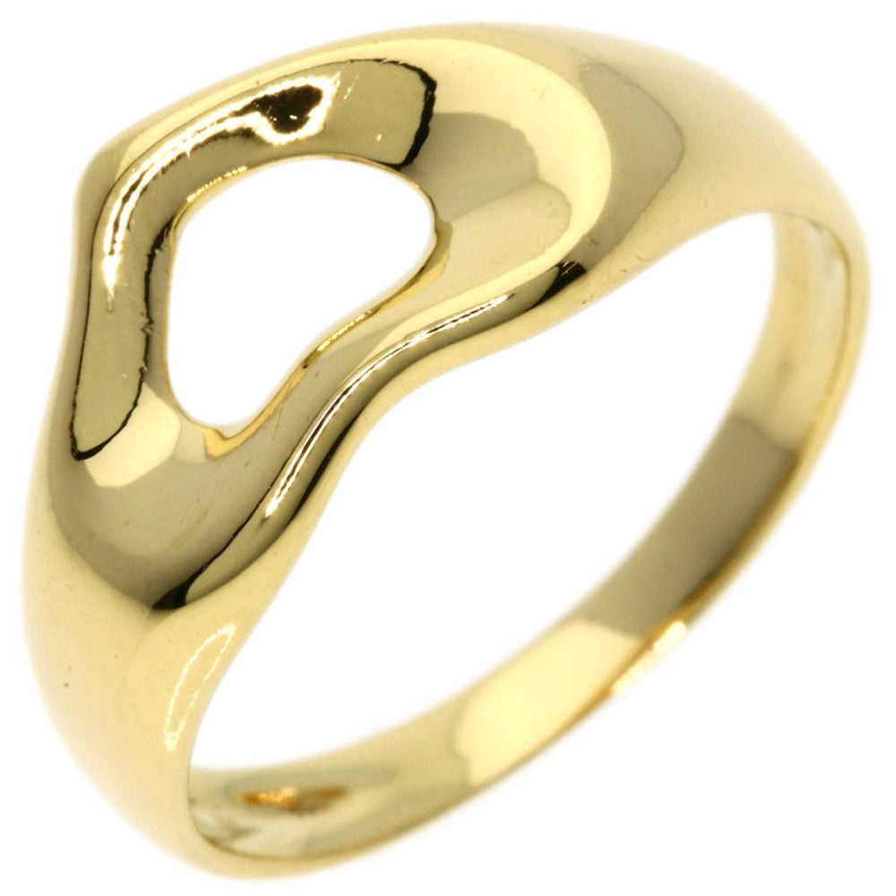 TIFFANY&Co. Ring 18K Yellow Gold gold Open heart Women Used Authentic