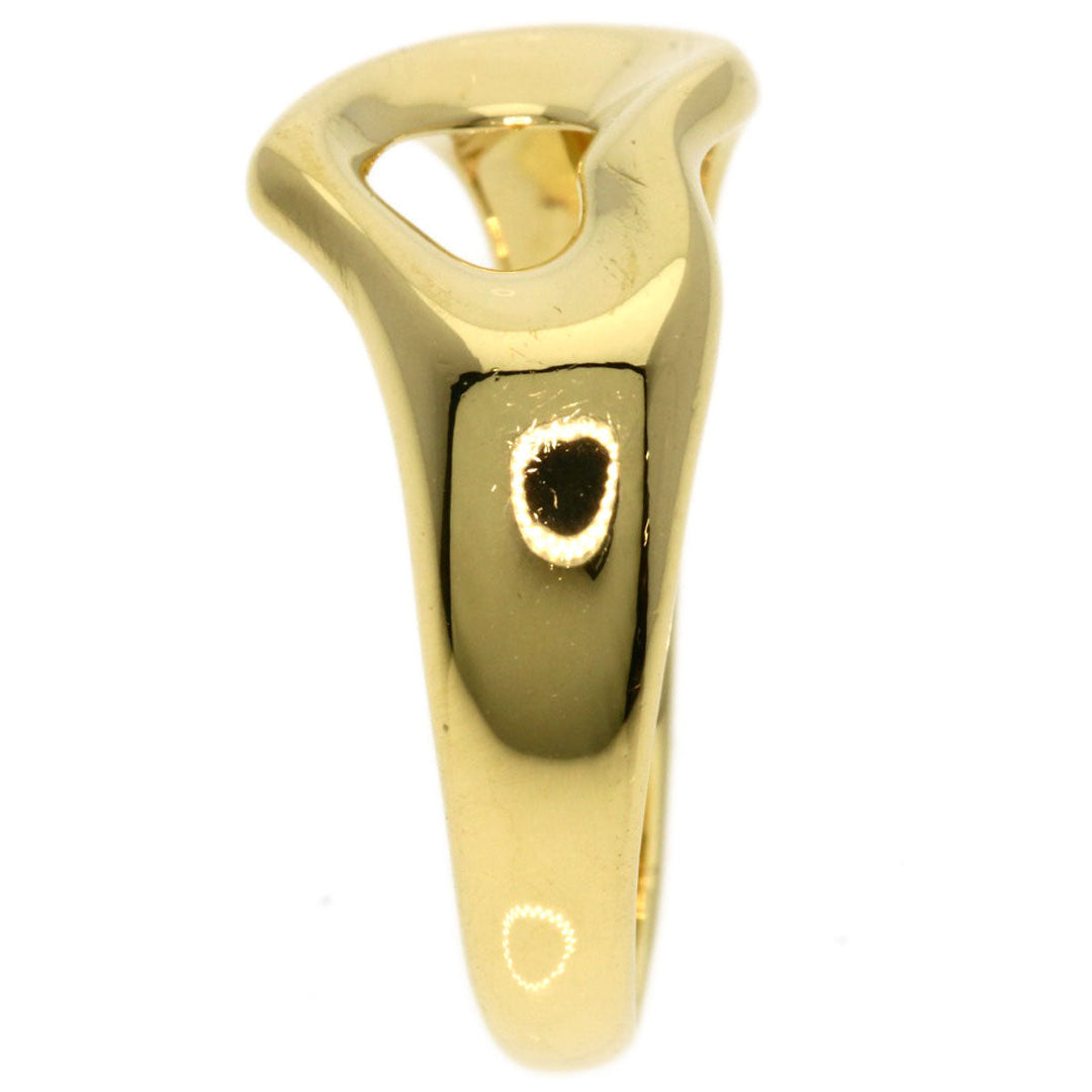 TIFFANY&Co. Ring 18K Yellow Gold gold Open heart Women Used Authentic