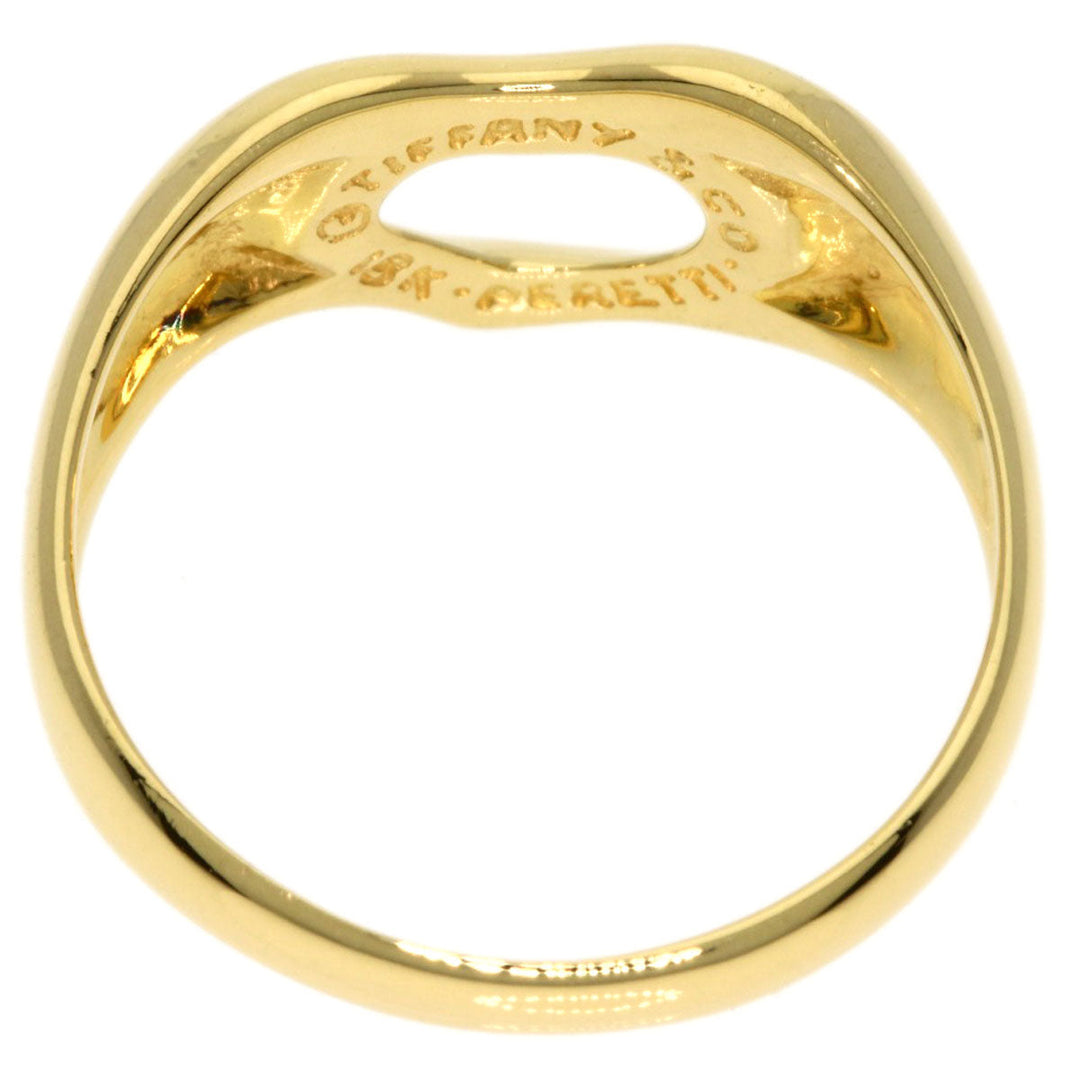 TIFFANY&Co. Ring 18K Yellow Gold gold Open heart Women Used Authentic