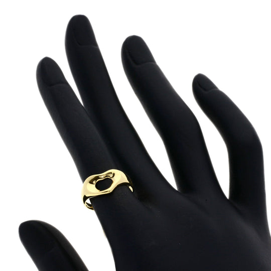 TIFFANY&Co. Ring 18K Yellow Gold gold Open heart Women Used Authentic