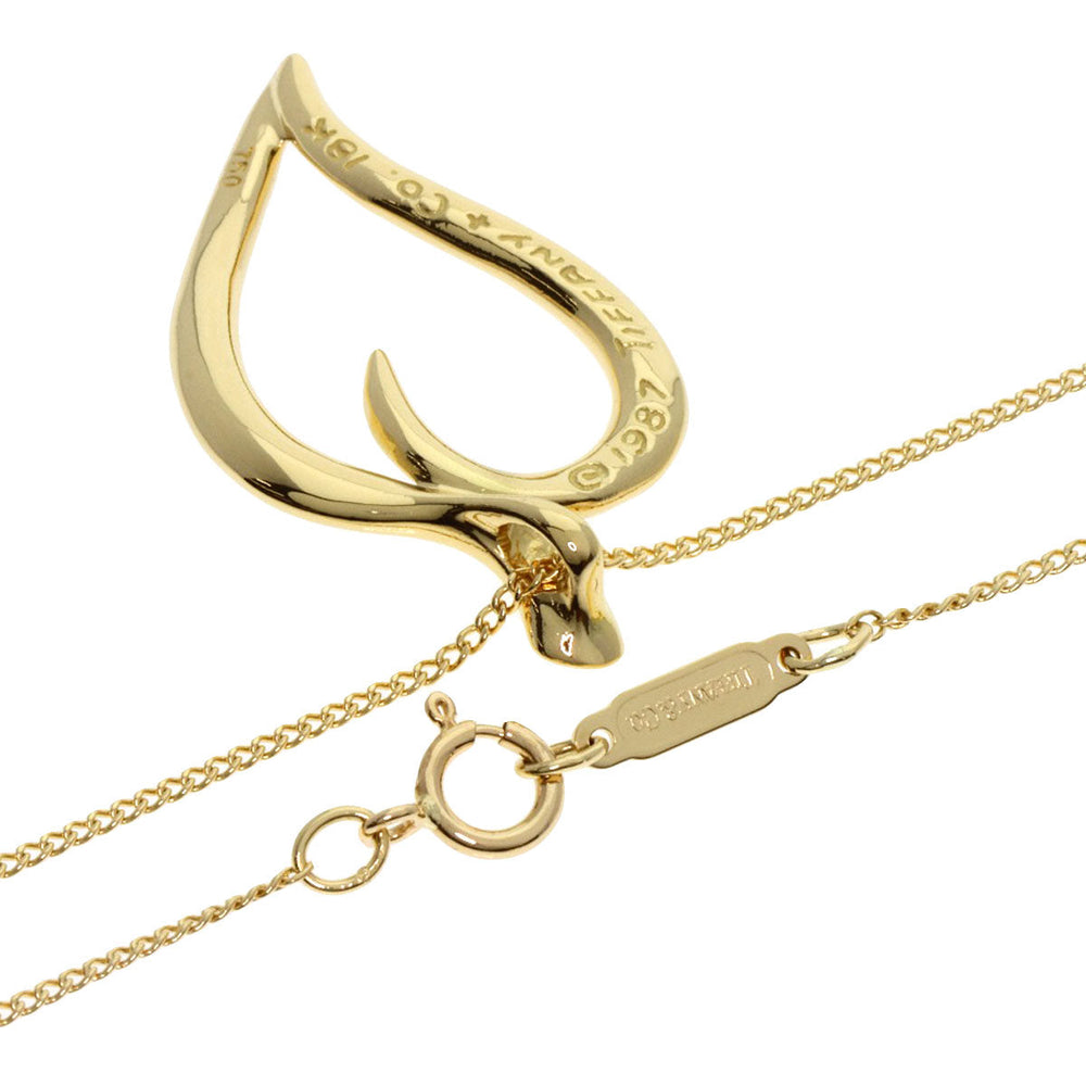 TIFFANY&Co. Necklace 18K Yellow Gold gold Leaf Women Used Authentic