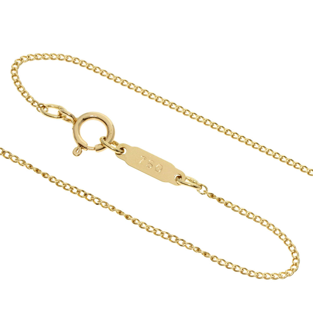 TIFFANY&Co. Necklace 18K Yellow Gold gold Leaf Women Used Authentic