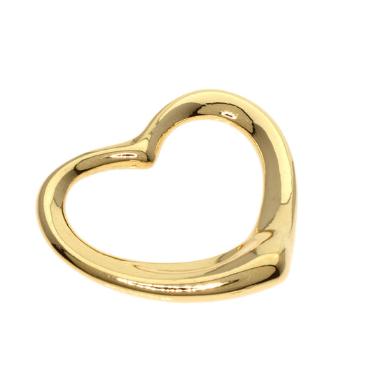 TIFFANY&Co. Pendant top 18K Yellow Gold gold Open heart Women Used Authentic