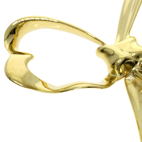 TIFFANY&Co. Brooch 18K Yellow Gold gold ribbon large