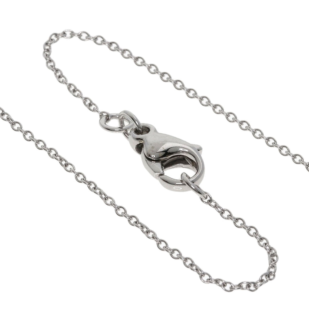 TIFFANY&Co. Necklace K18WG Silver Metrocross