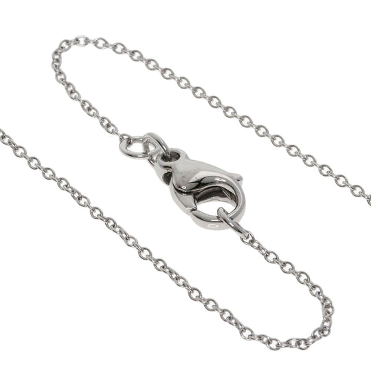 TIFFANY&Co. Necklace K18WG Silver Metrocross