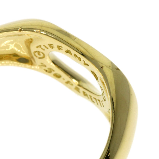 TIFFANY&Co. Ring 18K Yellow Gold gold Open heart Women Used Authentic
