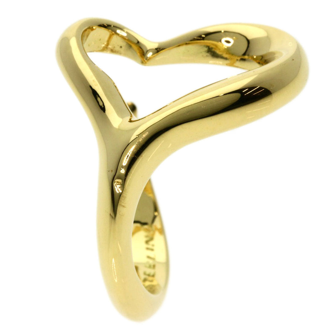 TIFFANY&Co. Ring 18K Yellow Gold gold Open heart Women Used Authentic