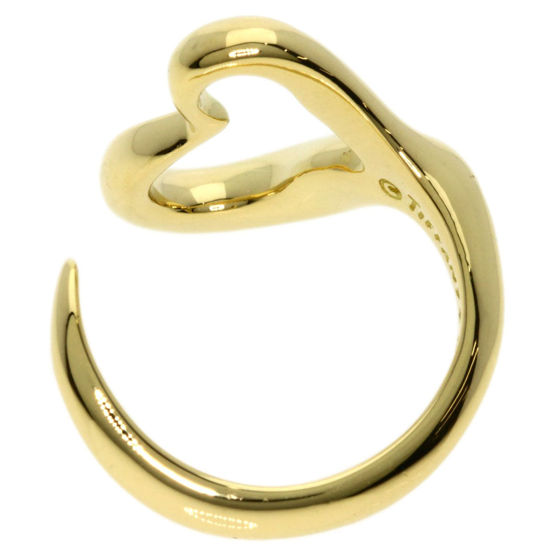 TIFFANY&Co. Ring 18K Yellow Gold gold Open heart Women Used Authentic
