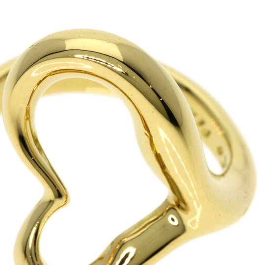 TIFFANY&Co. Ring 18K Yellow Gold gold Open heart Women Used Authentic