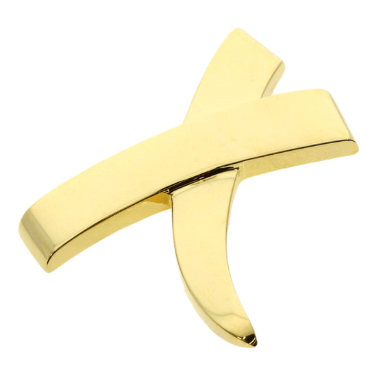 TIFFANY&Co. Brooch 18K Yellow Gold gold Kiss large Women Used Authentic