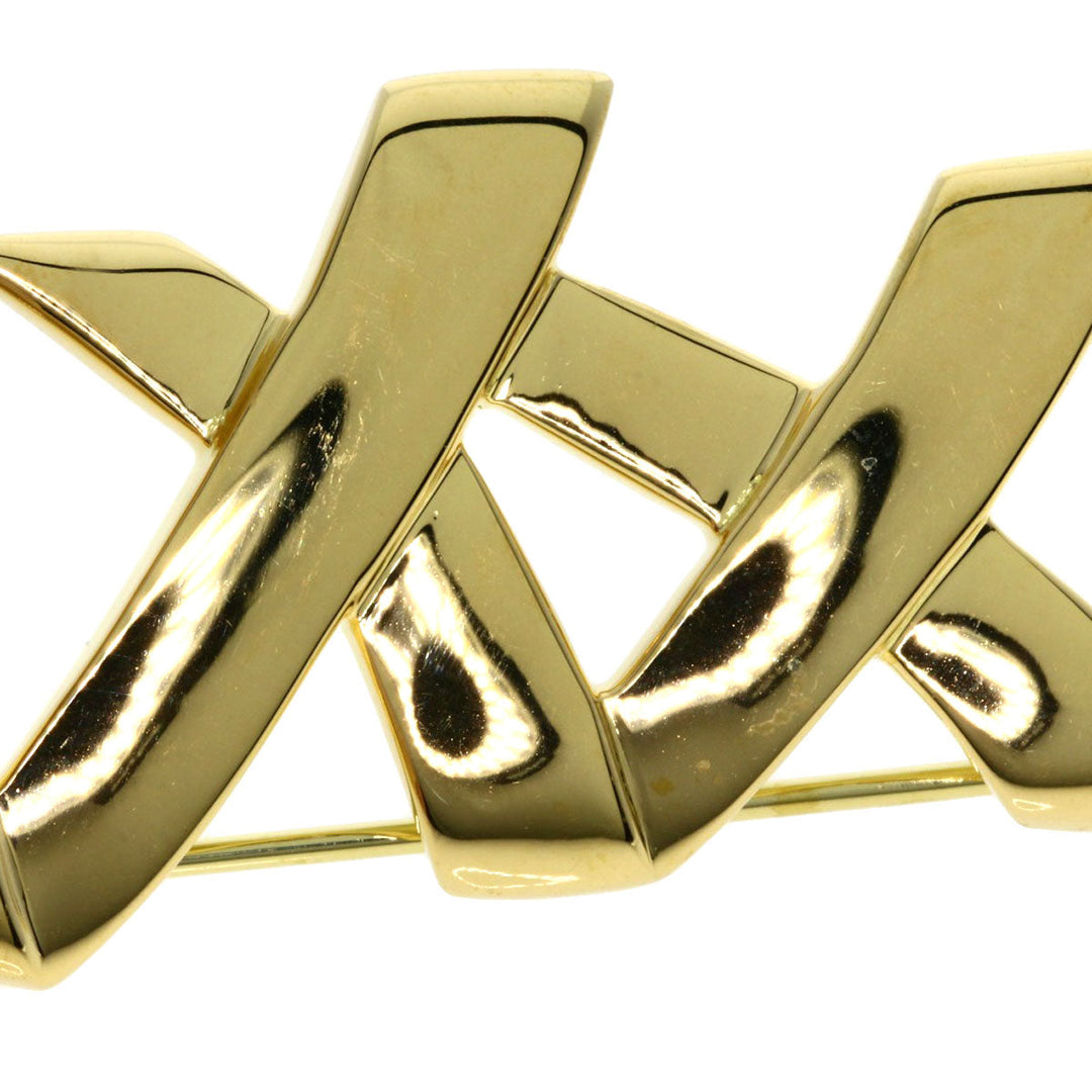 TIFFANY&Co. Brooch 18K Yellow Gold gold Triple Kiss Medium Women Used Authentic
